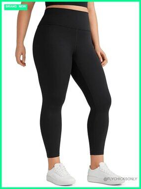 Butterluxe Plus Size Leggings 25" High Waisted Buttery Soft Workout Pants